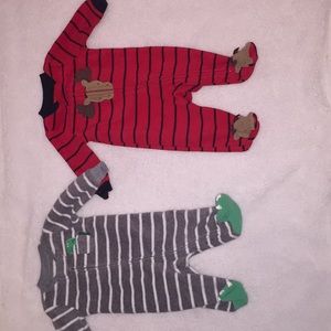Carters footy pajamas
